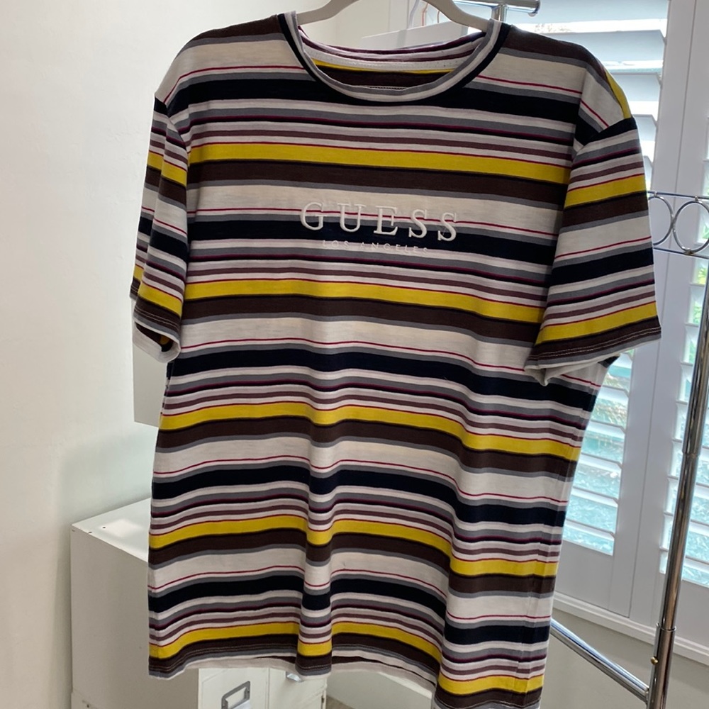 Guess jeans striped tee
